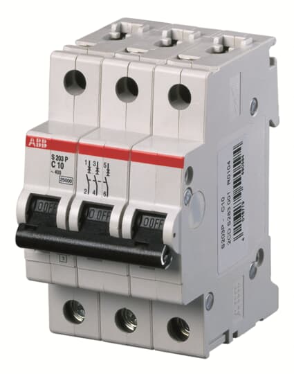Sicherungsautomat B-Char.,15..25kA,32A,3P - S203P-B32