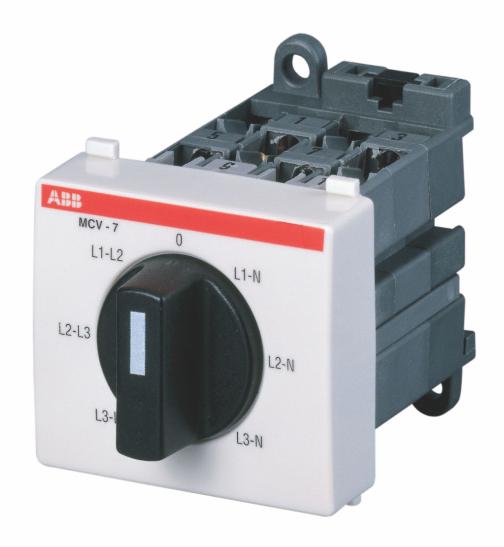 MCV-7 Spannungsmesser-Umschalter 7 Schaltstellungen - MCV-7