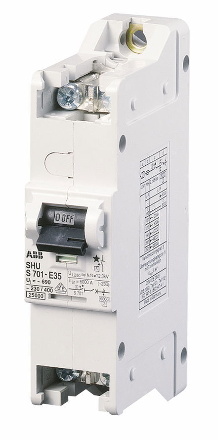 Sel. Haupt-LS SHU E-Char.,25kA,35A,1P - S701-E35