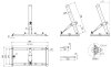 Metalldachhalter f. Abstand 550-900mm m. Rohr AD 48mm f. DEHNcon-H -Systeme