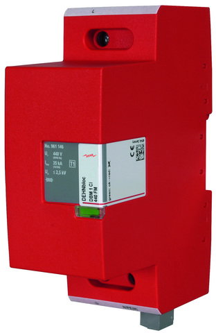 Koordinierter Blitzstromableiter Typ 1 DEHNbloc Maxi CI 440 V AC m.Vorsicherung