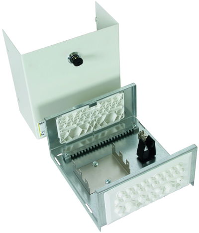 DEHN Potentialausgleichgehäuse zur Aufnahme von 3 LSA-Leisten 10/2