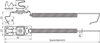 Dachleitungshalter SPANNsnap light NIRO K-grau H 16mm Rd 8mm Spannb. 180-280mm
