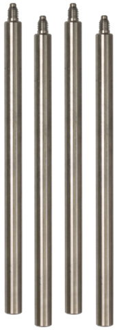 Sockelhalterstangenset 4x 16x200mm NIRO für Vierbeinstative