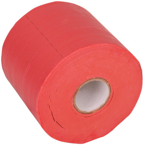 Korrosionsschutzbinde B 100mm L 10m rot, perforiert