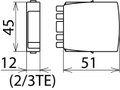Überspannungsableiter-Modul für 2 Doppel adern BLITZDUCTOR XT Ex(i) mit LifeCheck