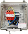 Überspannungsableiter Typ 1+2 DEHNcube im Gehäuse IP65 für Emob