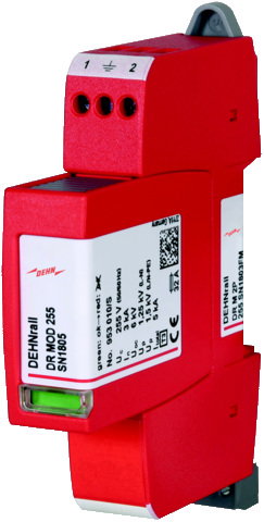 Überspannungsableiter Typ 3 DEHNrail M 2-polig 255V für Industrieelektronik