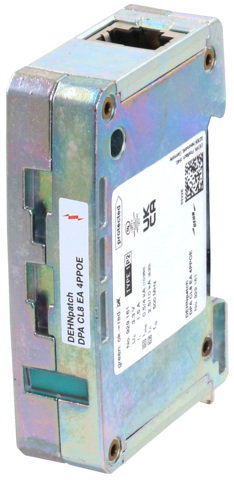 Kombi-Ableiter DEHNpatch bis 10 GBit mit RJ45 Buchsen und Statusanzeige