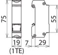Überspannungsableiter DEHNpatch mit 2 RJ45-Buchsen