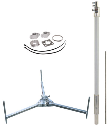 Fangmast für HVI light plus -SET- D 40 mm L 2700 mm R 560 mm