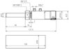 Anschlusselement M12 m. Mutter u. Schrumpfschlauch f. HVI light plus
