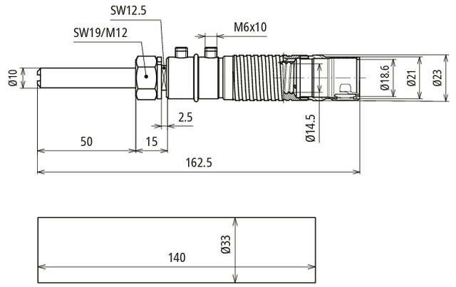 ISO Anschlusselement Rohraußenverlegung f. die Isolationsprüfung HVI light plus – Bild 2 von 2