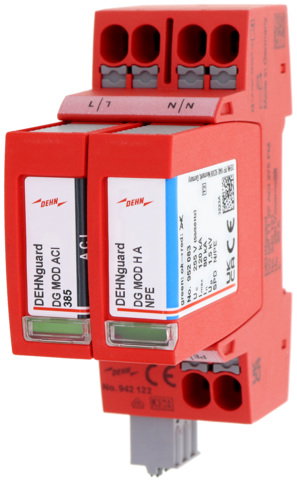Überspannungsableiter Typ 2 DEHNguard MP FM einphasig Uc 385V TT+TN-S Systeme
