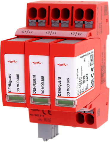 Überspannungsableiter Typ 2+3 DEHNguard MP FM 3-polig Uc 385V TNC