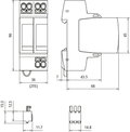 Überspannungsableiter Typ 2+3 DEHNguard MP FM einphasig Uc 320V TT+TN-S Systeme