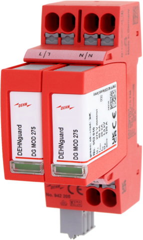 Überspannungsableiter Typ 2+3 DEHNguard MP FM einphasig Uc 275V TN Systeme