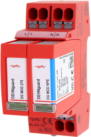 Überspannungsableiter Typ 2+3 DEHNguard MP einphasig Uc 275V TT+TN-S Systeme