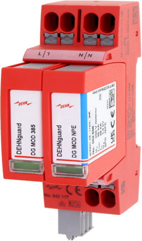 Überspannungsableiter Typ 2+3 DEHNguard MP FM einphasig Uc 385V TT+TN-S Systeme