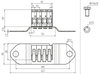 Push-in Adapter 4x 4-16mm² für PA-Schiene EX-Bereich Zone 1/21 2/22