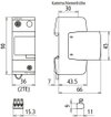 Kombi-Ableiter Typ1+2 DEHNventil M2 880 dreipolig für ungeerdete dreiphasige Systeme