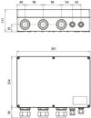GAK Typ 1+2 im Gehäuse IP65 f. PV-Anl. 3 MPPT und je 2 Strings b. 1000V DC