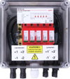 GAK Typ 2 im Gehäuse IP65 für PV-Anlagen 2MPPT mit je 1 String bis 1100V DC