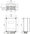 GAK Typ 1+2 im Gehäuse IP65 für PV-Anl. 2MPPT mit je 1 String bis 1200V DC