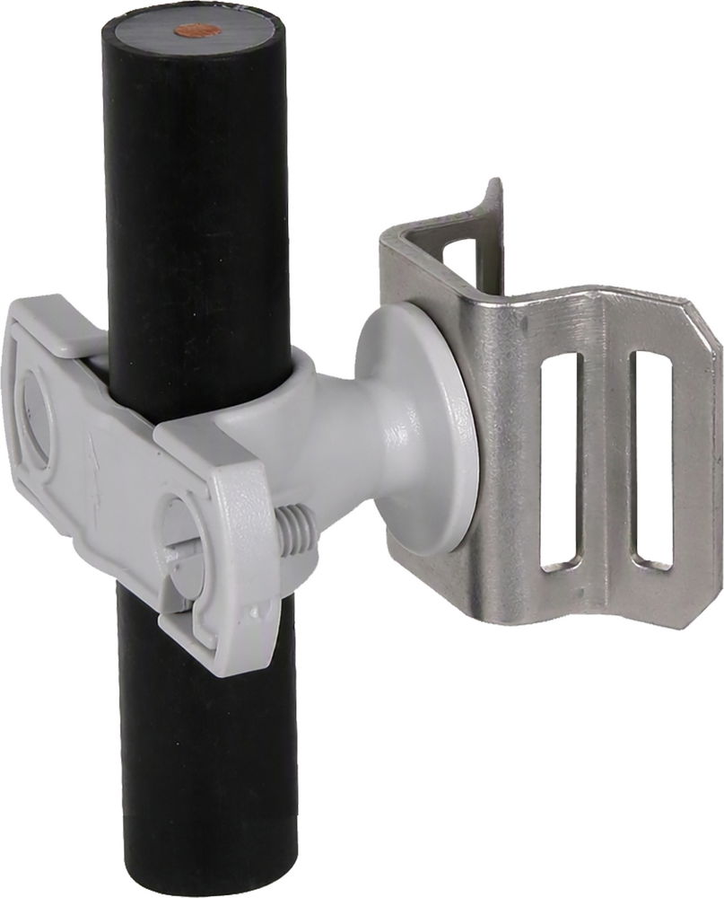 Leitungshalter HVI LI PL+HVI sw PA-NIRO D 20-21mm ohne Spannband