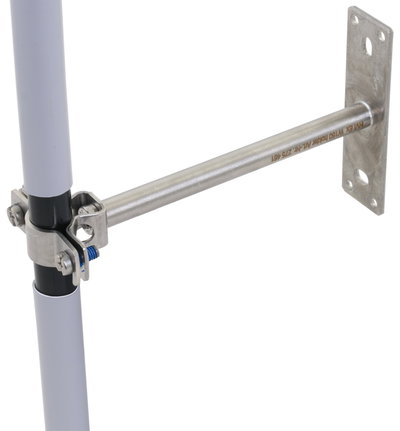 HVI-L+ Ex W160 holder f. Leitung D 18mm AS 160mm m. Befestigungsplatte NIRO