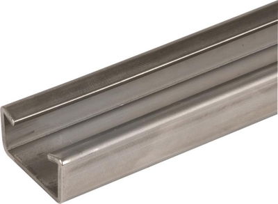 Ankerschiene NIRO L 3000mm fuer Schirmanschlussklemmen