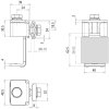 Anschlussklemme mit Klinge NIRO f. Profile 36-50mm m. Doppelueberleger