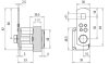 Anschlussklemme mit Klinge St/tZn f. Profile 3-20mm m. Anschlusslasche