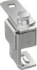 Anschlussklemme mit Klinge Niro f. Profile 20-36mm m. Anschlusslasche