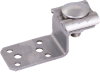 Anschlusslasche Z-Form V2A m. Doppelueberleger f. Rd 8-10mm V2A