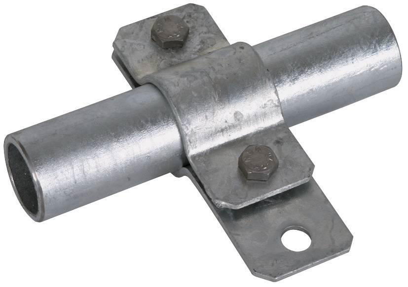Erdungsrohrschelle D 27mm m. Anschlussbohrung D 11mm St/tZn