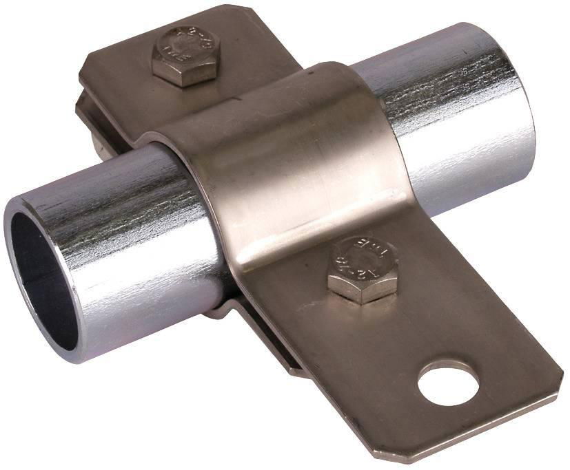 Erdungsrohrschelle D 60mm m. Anschlussbohrung D 11mm NIRO