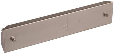 Abdeckung f. PA-Schiene NIRO m. 6 Anschluessen