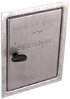 Revisionstuer St/tZn  m. Vierkant- schluessel  Aussenmass 230x180mm