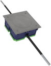 Trennstellenkasten 160x160x68mm mit Anschlussfahnen Rd 8/10mm L 200mm