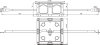 Trennstellenkasten 160x160x68mm mit 2 Cu-Leitungen 16mm*2 L ca. 230mm