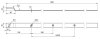Anschlussfahne gewinkelt Fl 30x3,5mm NIRO (V4A) L 1500mm m. Bohrung 11mm