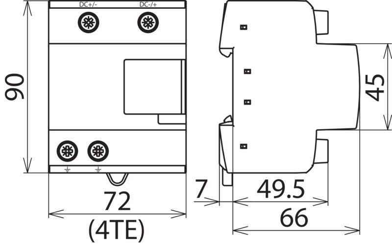 Kombiableiter DEHNcombo YPV fuer Photovoltaik-Systeme bis 1200V DC – Bild 2 von 2
