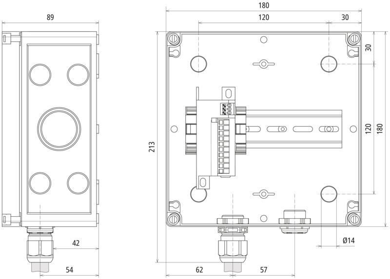Ueberspannungsableiter Typ 2+3 DEHNcube im Gehaeuse IP65 fuer Emob – Bild 2 von 2