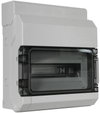 Isolierstoffgehaeuse Aufputz IP54 f.Reiheneinbaugeraete 12 Teilungseinheit.