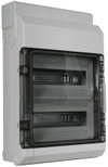 Isolierstoffgehaeuse Aufputz IP54 f.Reiheneinbaugeraete 24 Teilungseinheit.