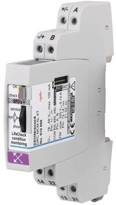 DEHNrecord Condition Monitoring Einheit z. Ueberwach. v. BLITZDUCTOR XT m. LifeCh