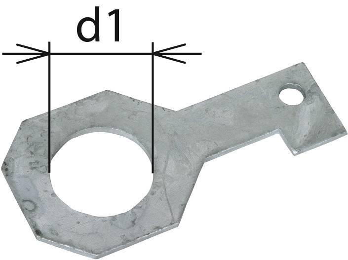 Anschlussbuegel IF3 gerade Bohrdurchmesser d1 36 mm