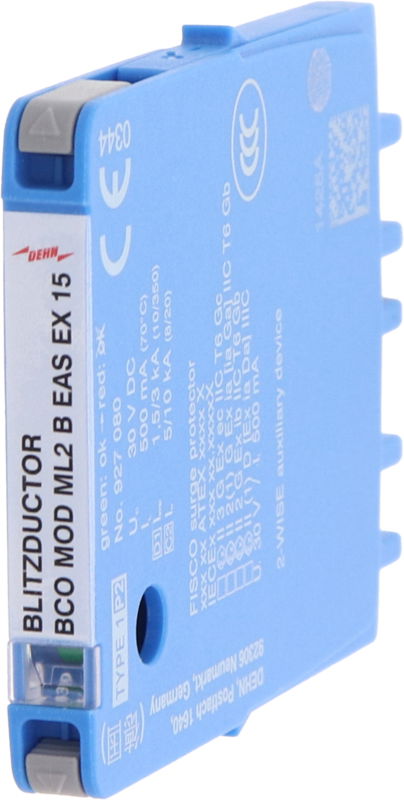 UeS-Ableiter Schutzmodul fuer 1 Doppelader BLITZDUCTORconnect mit Defektanzeige