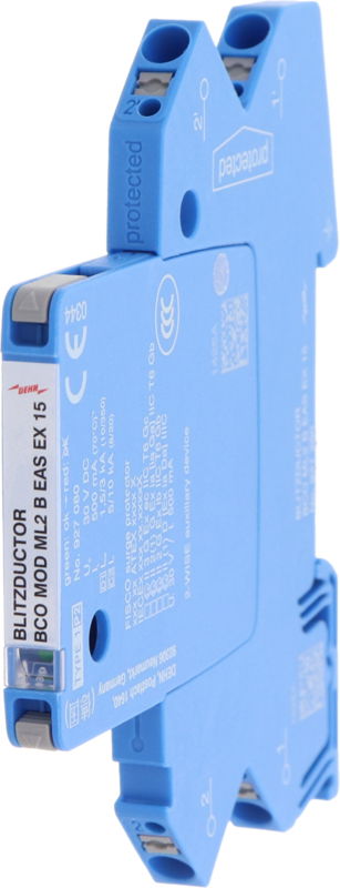 Modularer UeS-Ableiter fuer 1 Doppelader BLITZDUCTORconnect mit Defektanzeige
